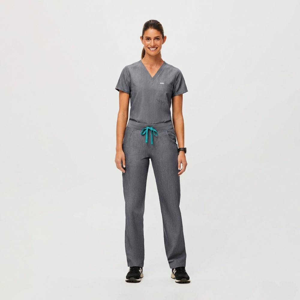 Figs Size Catarina Scrub Set Small Top XS Yola Pant Graphite Gray Uniform PO2060